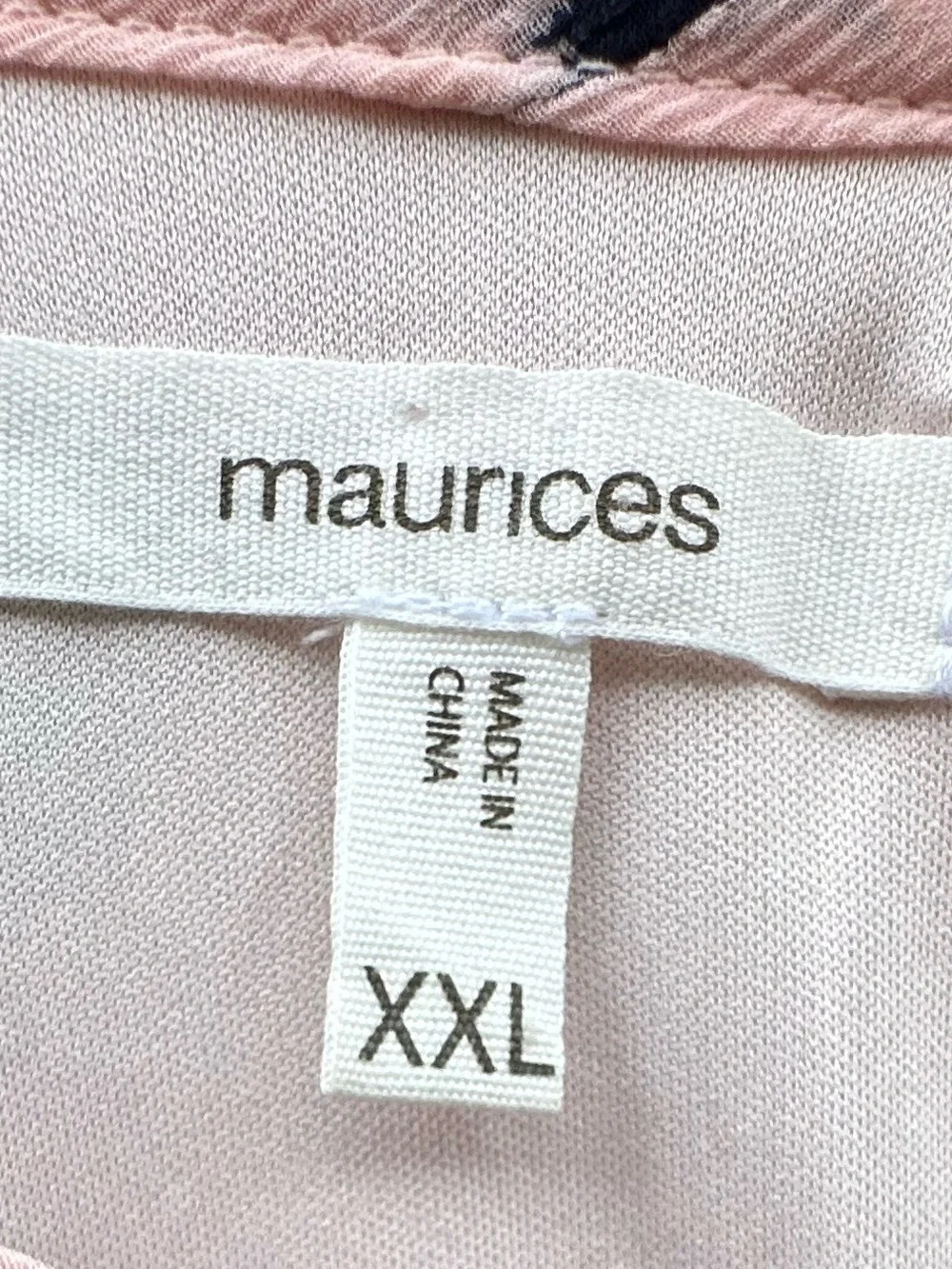 Maurices Floral Sleeveless Midi Dress Pink Navy Soft Ruffle Bridal Feminine - Picture 5 of 12